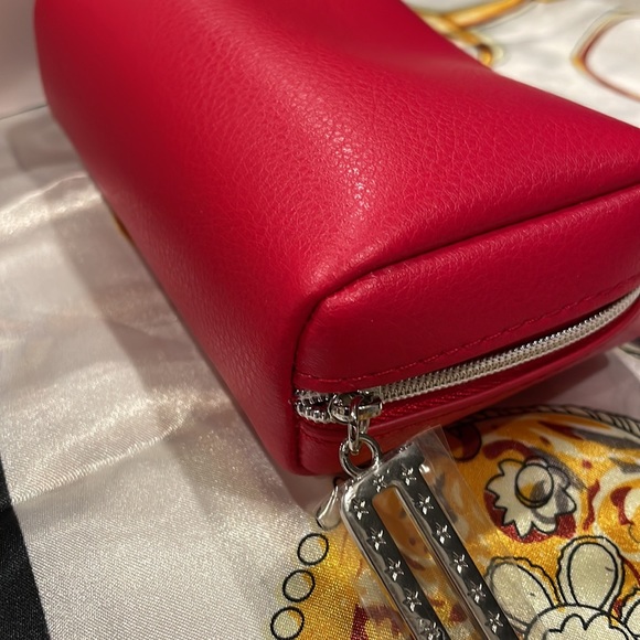New Christian Dior Red Trousse Pouch - Picture 5 of 11